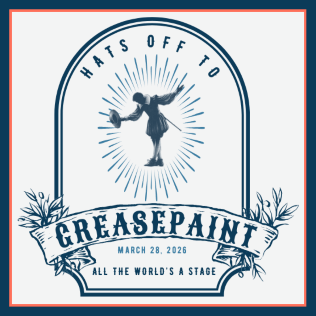 save the date Greasepaint Gala 2026