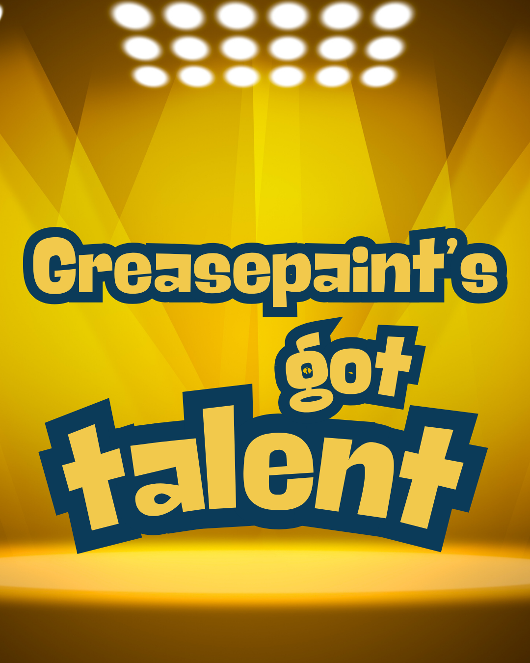 Greasepaint's got talent
