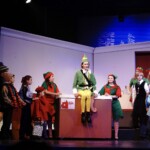 buddy and elves from elf jr at greasepaint youth theatre in scottsdale