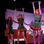 elf dance trio from elf jr at greasepaint youth theatre in scottsdale