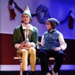 buddy and macy's store manager from elf jr at greasepaint youth theatre in scottsdale